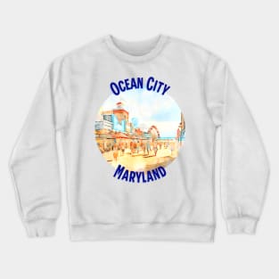 Ocean City, Maryland Crewneck Sweatshirt